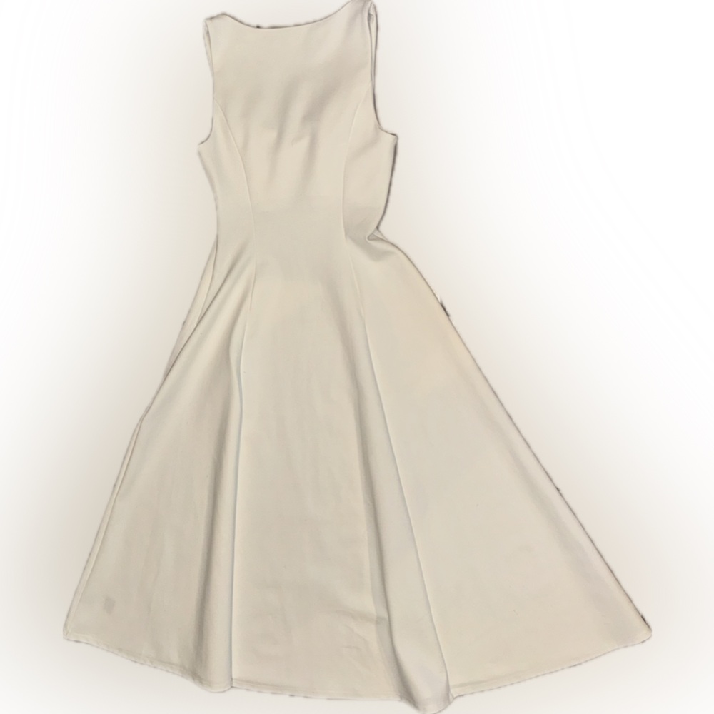 NWOT Reformation Mikol white Knit Stretch Midi Dress XS - Picture 3 of 6